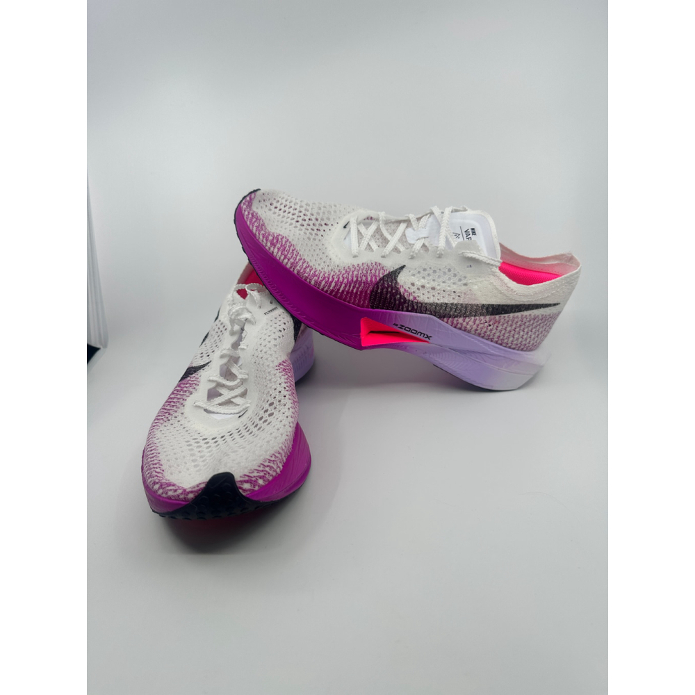 Nike ZoomX Vaporfly Next% 3 White Purple DV4129-104 Mens Size 8 Women's 9.5